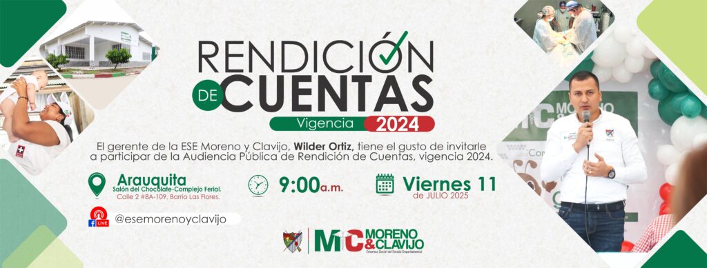 Invitación Rendición de Cuentas Vigencia 2024